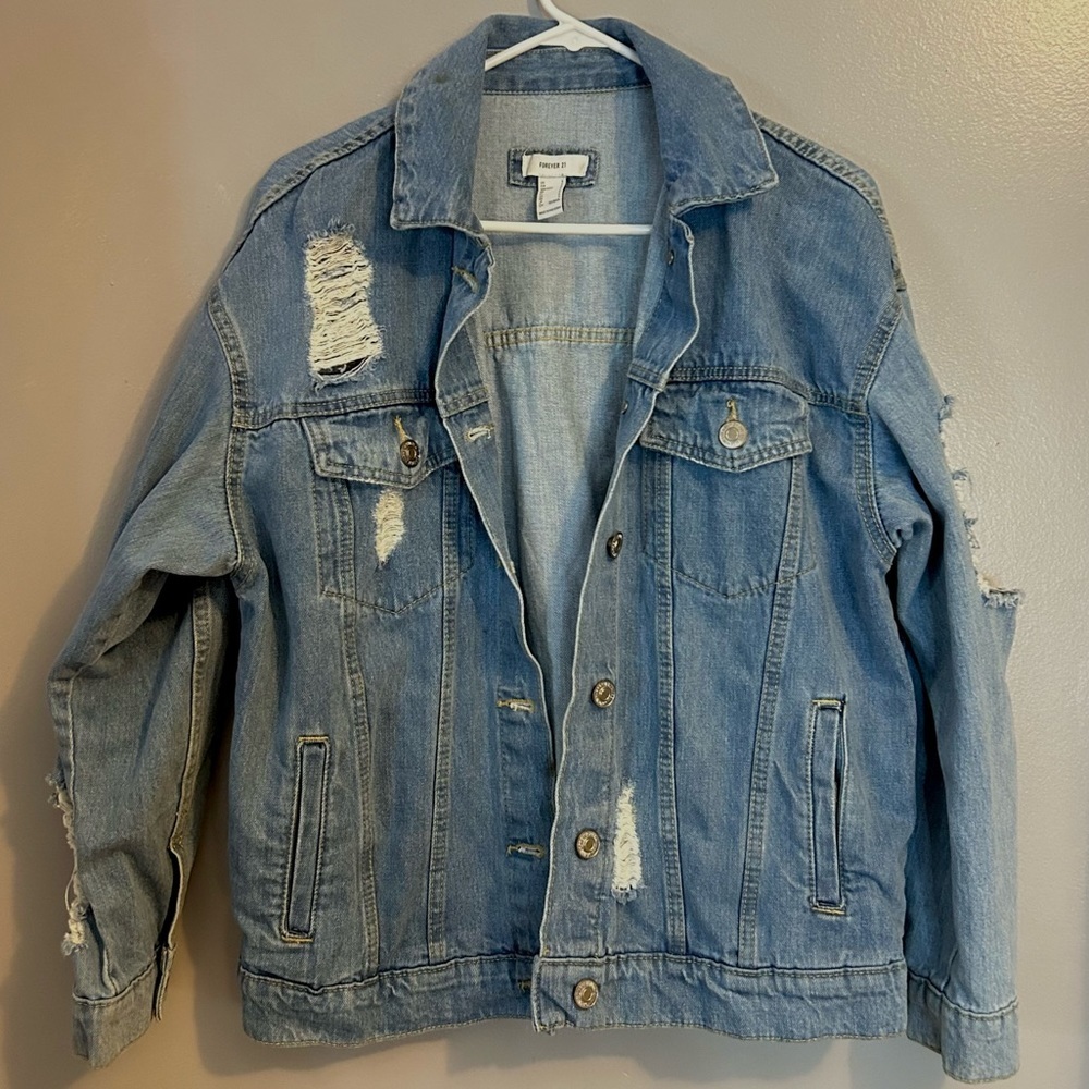 [Forever 21] Blue Demin Jacket
